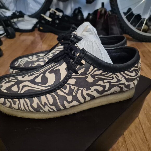 Clarks Wallabees WuWear Beige/Black US 11 M - Picture 3 of 13